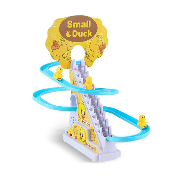 Small Duck Climbing Stairs Toy DIY Racing