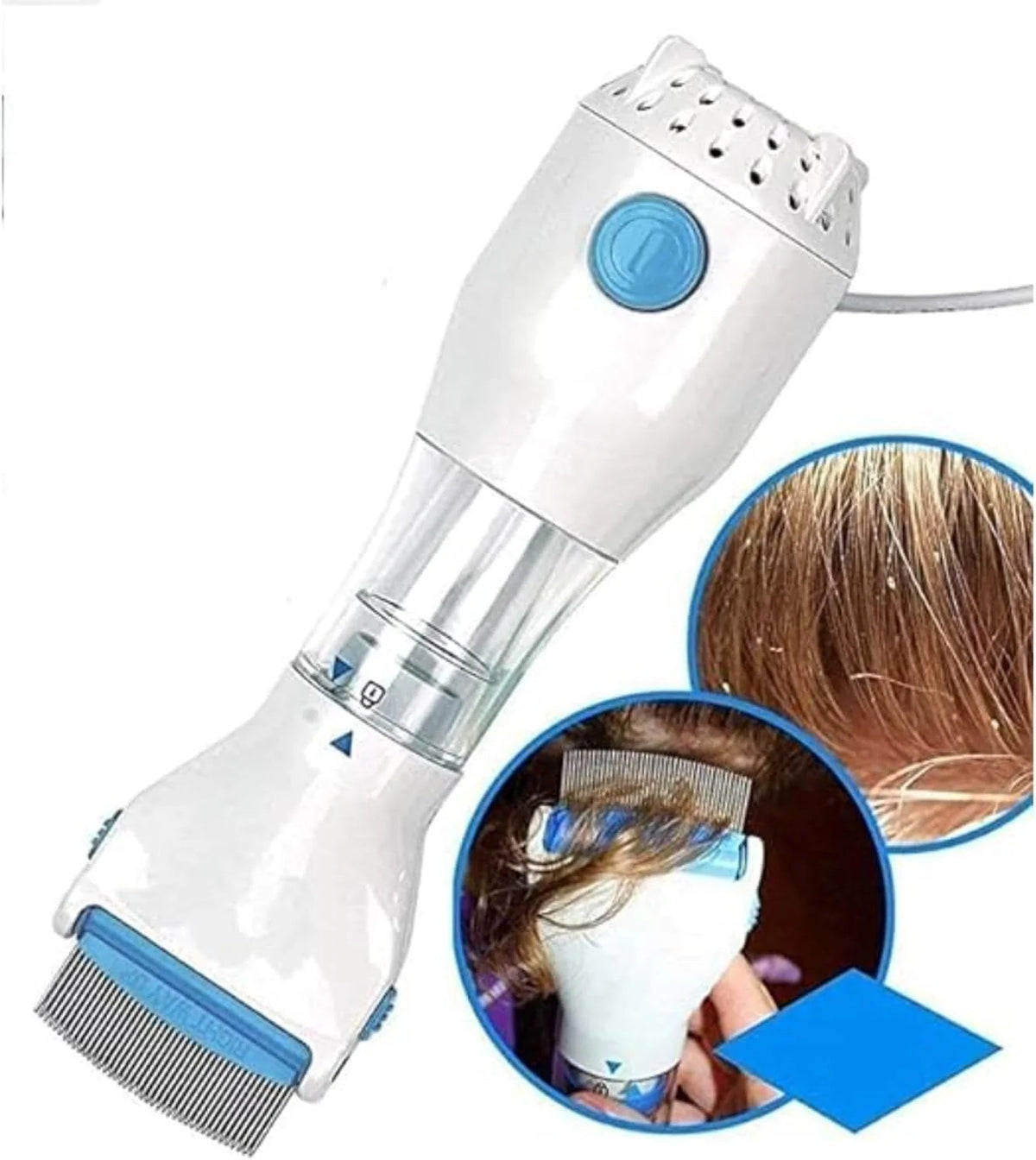 Anti Lice Metal Comb with 4 Filters | Stainless Steel Fine Tooth Head Lice