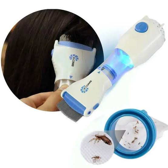 Anti Lice Metal Comb with 4 Filters | Stainless Steel Fine Tooth Head Lice