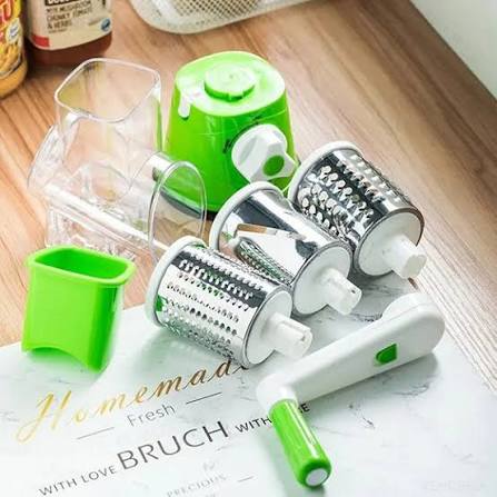 Manual Vegetable Drum cutter Slicer Multifunctional Round