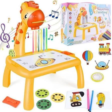 Table with light and with music inside