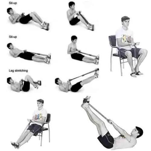 Tummy Trimmer Double Spring High Quality Resistance Trainer for Home Gym
