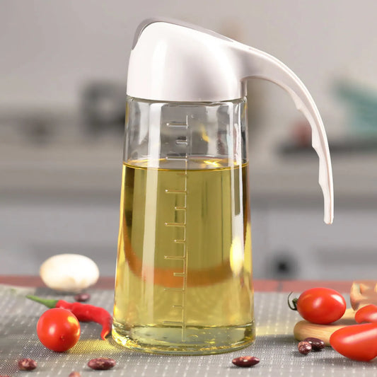 Glass Oil Bottle & Dispenser Jug Dual-purpose Oil Dispenser
