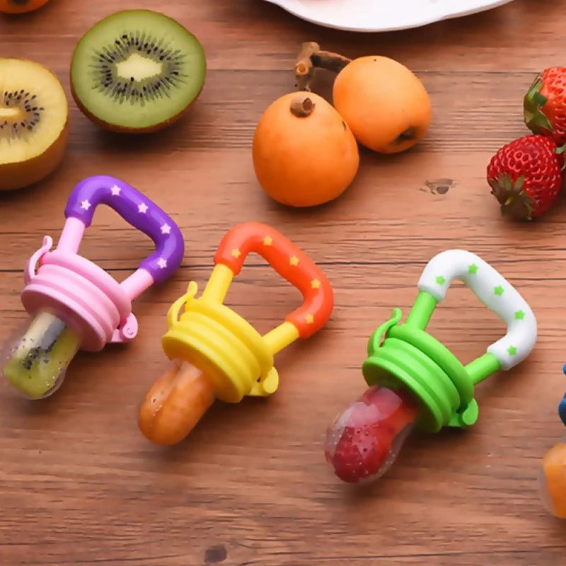 2 Pcs -- Baby Fruit Pacifier Fresh Fruit Feeder Infant