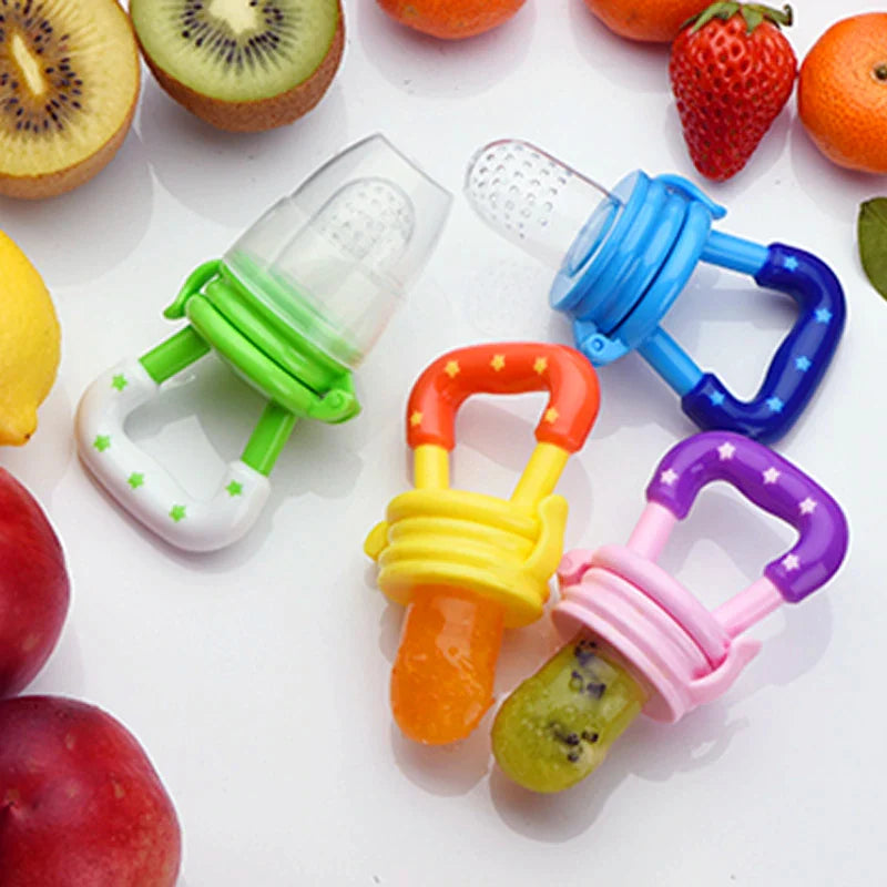 2 Pcs -- Baby Fruit Pacifier Fresh Fruit Feeder Infant