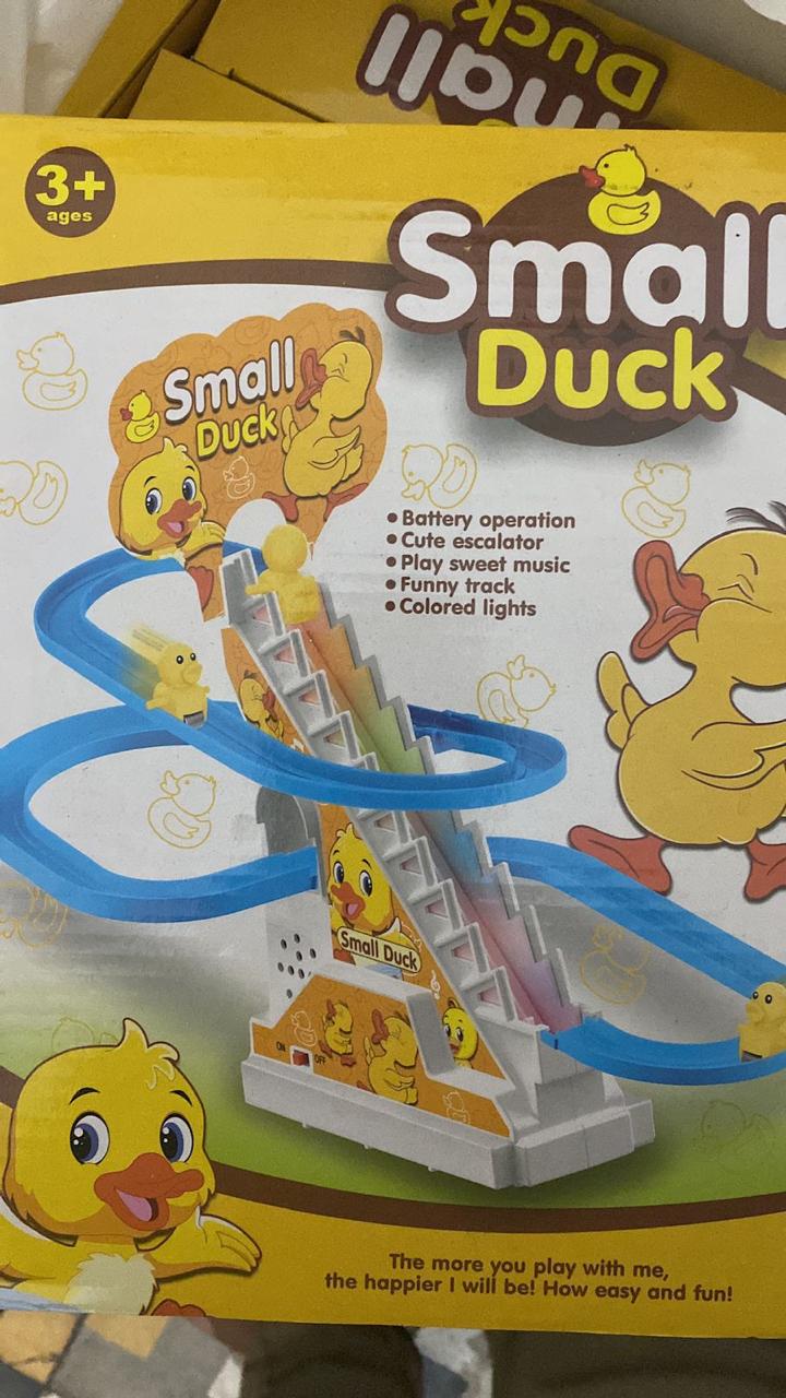 Small Duck Climbing Stairs Toy DIY Racing