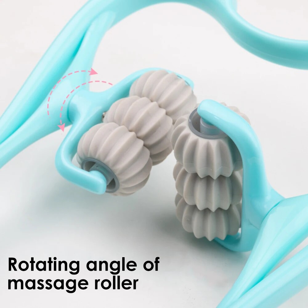6-Wheel Neck & Spine Massager | Deep Tissue Cervical Massager