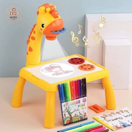 Table with light and with music inside