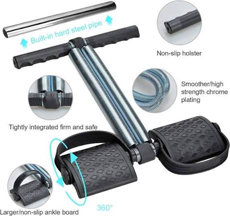 Tummy Trimmer Double Spring High Quality Resistance Trainer for Home Gym